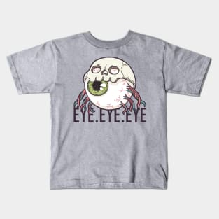 Eye Skull Spider Bug Kids T-Shirt